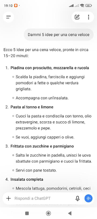 App ChatGPT su mobile 2026