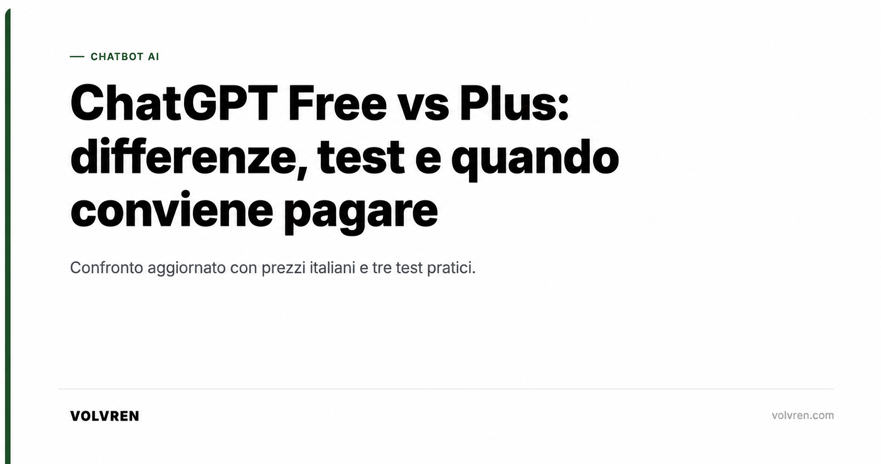 ChatGPT Free vs Plus: differenze, test e quando conviene pagare
